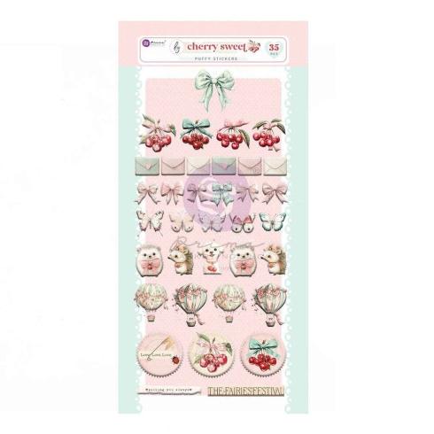 Prima Marketing - Aufkleber "Cherry Sweet" Puffy Sticker 