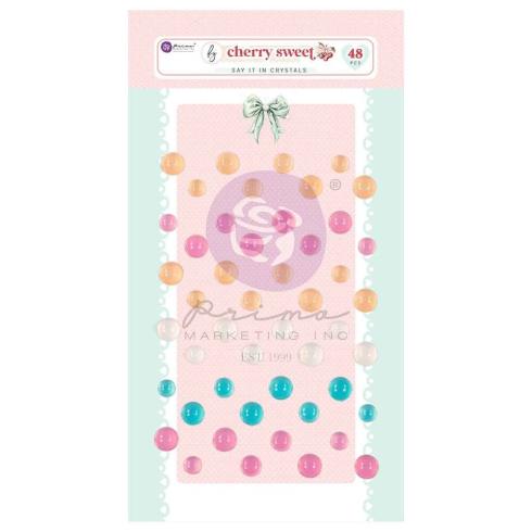 Prima Marketing - Strasssteine "Cherry Sweet" Say It In Crystals 48 Stück
