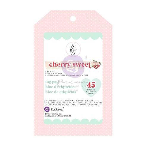 Prima Marketing - Stanzteile "Cherry Sweet" Tag Pad