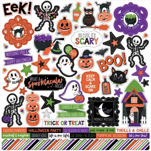 Echo Park - Aufkleber "Ghosts And Goblins" Element Sticker 12"