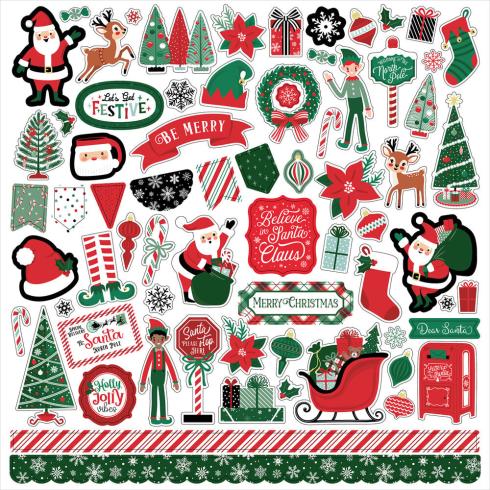 Echo Park - Aufkleber "Christmas Express" Element Sticker 12"