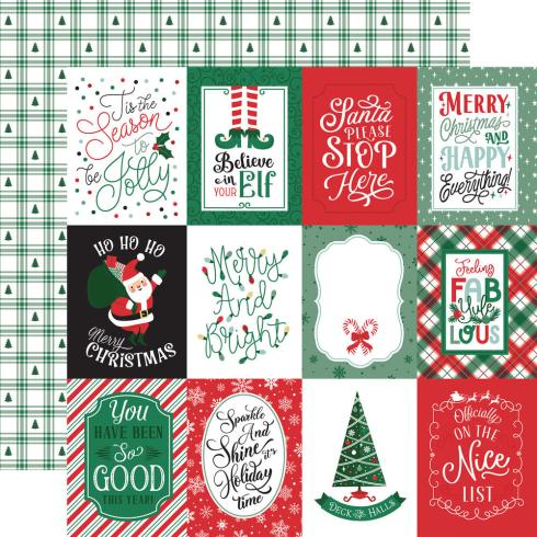Echo Park - Designpapier "Christmas Express" Collection Kit 12x12 Inch - 12 Bogen