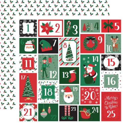 Echo Park - Designpapier "Christmas Express" Collection Kit 12x12 Inch - 12 Bogen