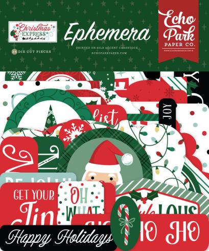 Echo Park - Stanzteile "Christmas Express" Ephemera