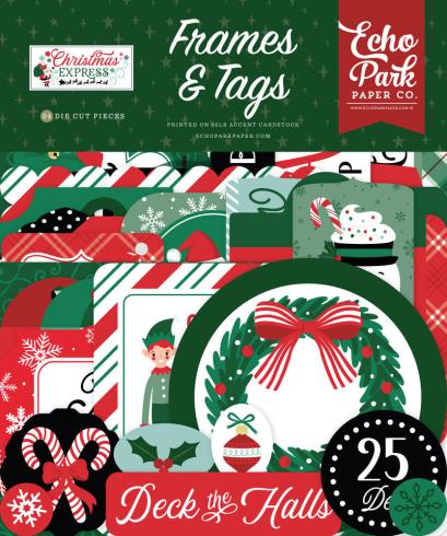 Echo Park - Stanzteile & Anhänger "Christmas Express" Frames & Tags 