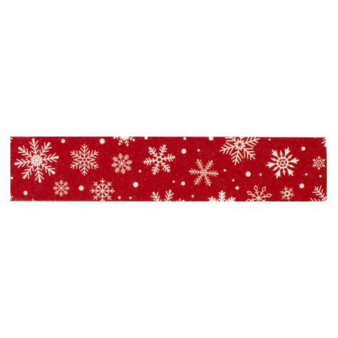 Echo Park - Decorative Tape "So Very Merry Red Snowflakes" Washi Tape 