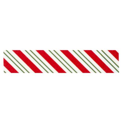 Echo Park - Decorative Tape "Candy Cane Diagonal Stripe" Washi Tape 
