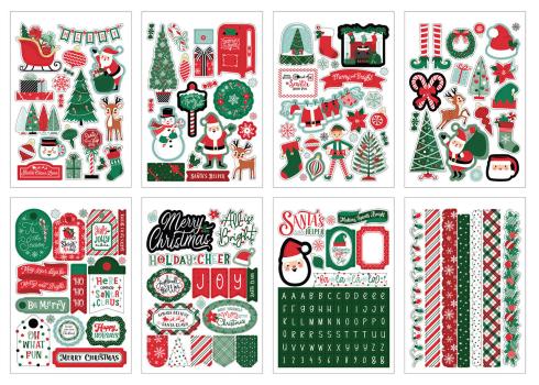 Echo Park - Aufkleber "Christmas Express" Sticker 