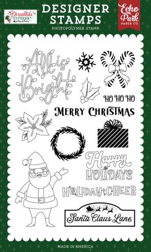 Echo Park - Stempelset "Hello Santa Claus" Clear Stamps