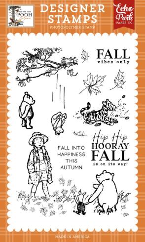 Echo Park - Stempelset "Fall Into Happiness" Clear Stamps
