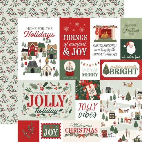 Carta Bella - Designpapier "Christmas Village" Collection Kit 12x12 Inch - 12 Bogen  