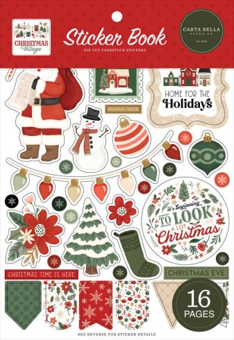 Carta Bella - Aufkleber "Christmas Village" Sticker Book