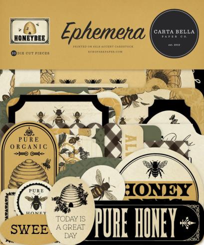 Carta Bella - Stanzteile "Honey Bee" Ephemera