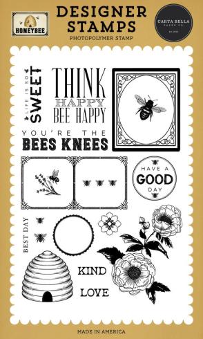 Carta Bella - Stempelset "Think Happy" Clear Stamps