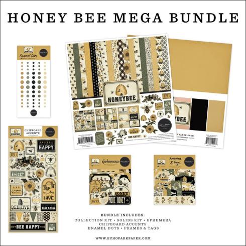 Carta Bella - Mega Bundle "Honey Bee" Komplettpaket 