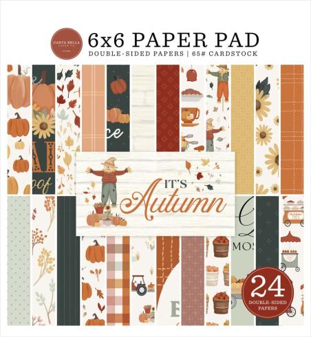 Carta Bella - Designpapier "It's Autumn" Paper Pad 6x6 Inch - 24 Bogen