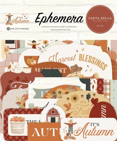 Carta Bella - Stanzteile "It's Autumn" Ephemera