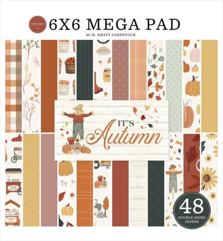 Carta Bella - Designpapier "It´s Autumn" Cardmakers Mega Pad 6x6 Inch - 48 Bogen