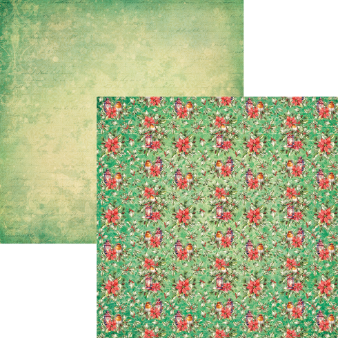Elizabeth Craft Designs - Designpapier "Festive Holly" Paper Pack 12x12 Inch - 12 Bogen