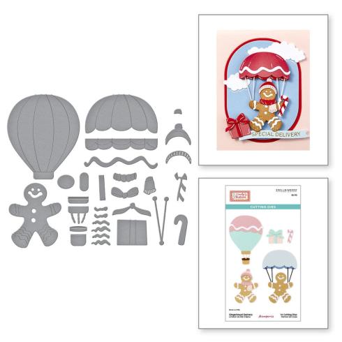 Spellbinders - Stanzschablone "Gingerbread Delivery" Dies