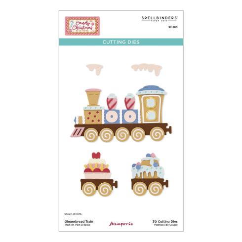 Spellbinders - Stanzschablone "Gingerbread Train" Dies
