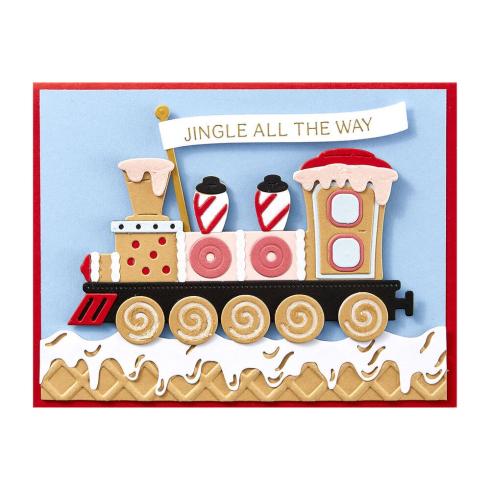Spellbinders - Stanzschablone "Gingerbread Train" Dies