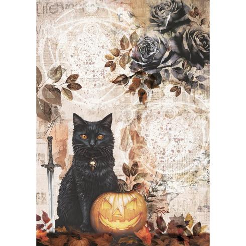 Ciao Bella - Decopatch Papier "Dark Academia" Rice Paper A5 - 8 Bogen