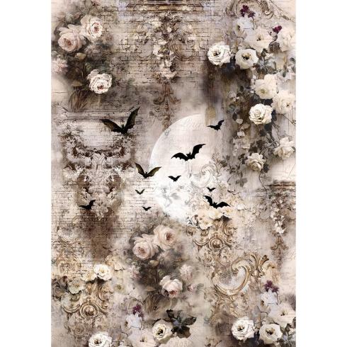 Ciao Bella - Decopatch Papier "Dark Academia" Rice Paper A5 - 8 Bogen