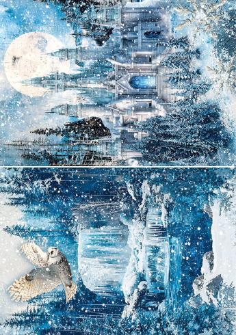 Ciao Bella - Decopatch Papier "Frozen Land" Rice Paper A5 - 8 Bogen