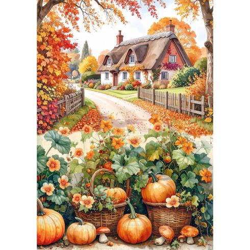 Ciao Bella - Decopatch Papier "Hello Fall" Rice Paper A5 - 8 Bogen