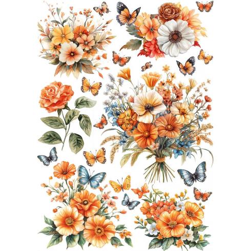 Ciao Bella - Decopatch Papier "Hello Fall" Rice Paper A5 - 8 Bogen