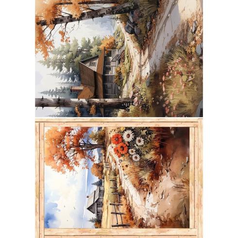 Ciao Bella - Decopatch Papier "Hello Fall" Rice Paper A5 - 8 Bogen