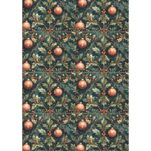Ciao Bella - Decopatch Papier "Hot Cocoa & Holly" Rice Paper A5 - 8 Bogen
