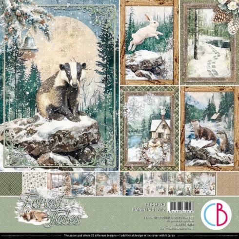 Ciao Bella - Designpapier "Forest Tales" Paper Pack 12x12 Inch - 12 Bogen