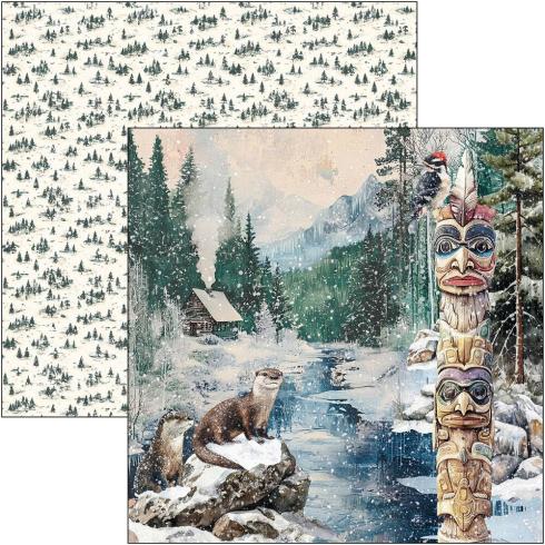 Ciao Bella - Designpapier "Forest Tales" Paper Pack 12x12 Inch - 12 Bogen