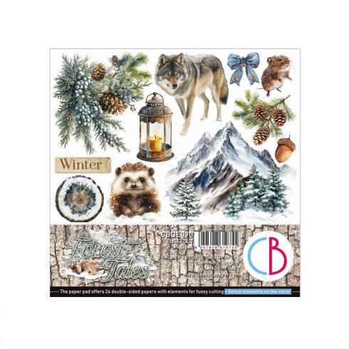 Ciao Bella - Stanzteile "Forest Tales" Fussy Cut Pad - 24 Bogen