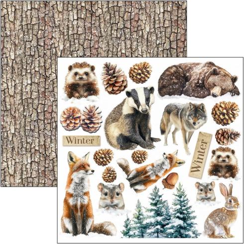 Ciao Bella - Stanzteile "Forest Tales" Fussy Cut Pad - 24 Bogen