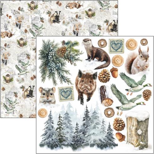 Ciao Bella - Stanzteile "Forest Tales" Fussy Cut Pad - 24 Bogen