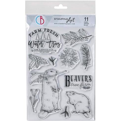 Ciao Bella - Stempelset "Tree Farm" Clear Stamps
