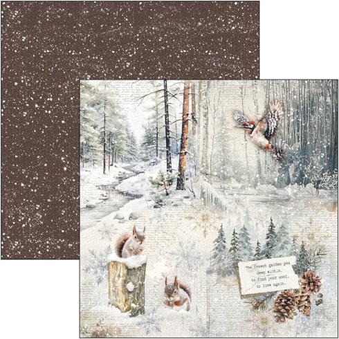 Ciao Bella - Designpapier "Forest Tales" Paper Pack 8x8 Inch - 12 Bogen