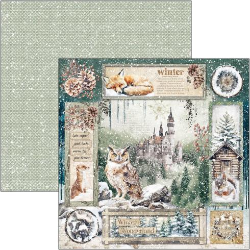 Ciao Bella - Designpapier "Forest Tales" Paper Pack 8x8 Inch - 12 Bogen