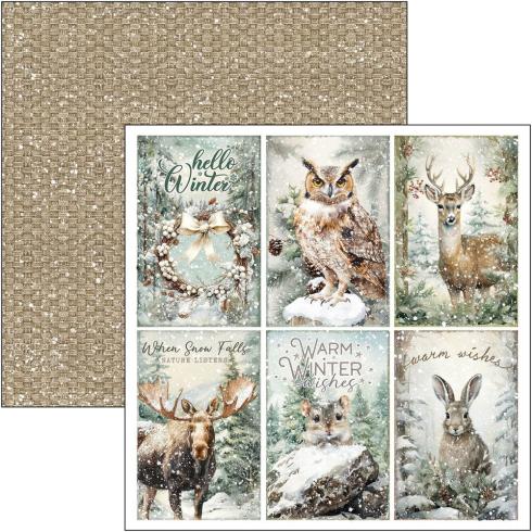 Ciao Bella - Designpapier "Forest Tales" Paper Pack 8x8 Inch - 12 Bogen