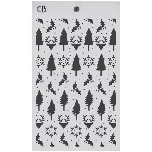 Ciao Bella - Schablone 5x8 Inch "Forest Tales" Triple Layer Stencil Art Set