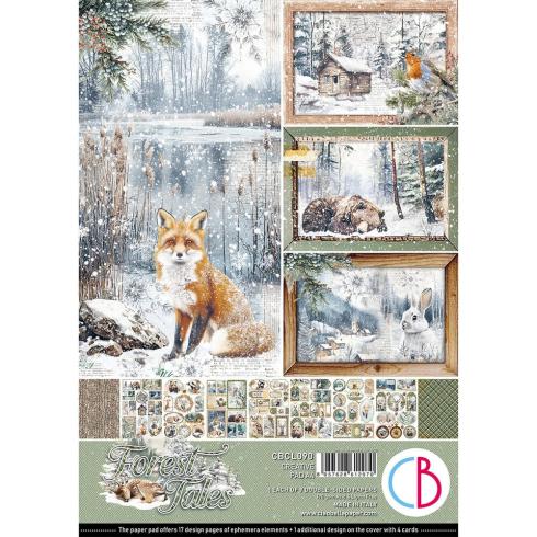 Ciao Bella - Stanzteile "Forest Tales" Creative Pad A4 - 9 Bogen