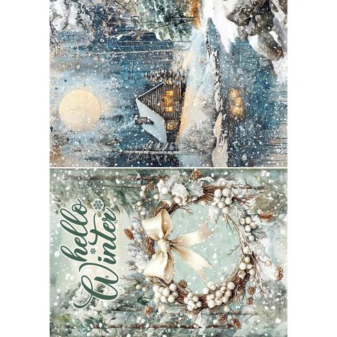 Ciao Bella - Decopatch Papier "Forest Tales" Mixed Media Rice Paper A5 - 8 Bogen