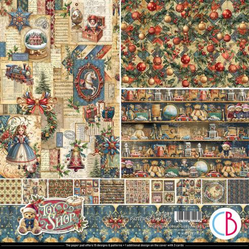 Ciao Bella - Designpapier "Toy Shop" Patterns Paper Pack 12x12 Inch - 8 Bogen
