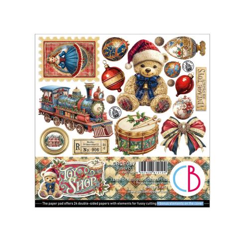 Ciao Bella - Stanzteile "Toy Shop" Fussy Cut Pad - 24 Bogen