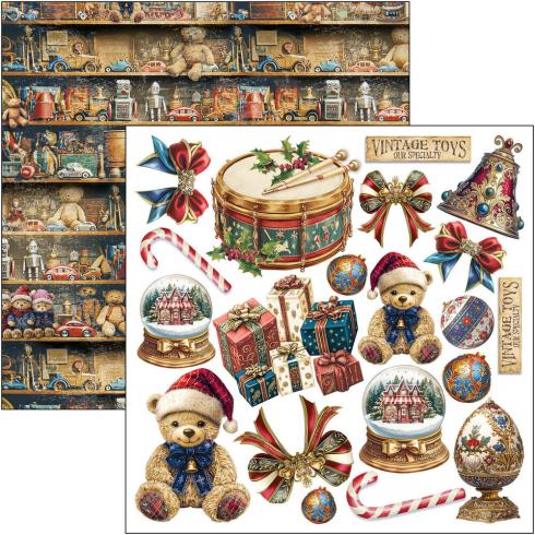 Ciao Bella - Stanzteile "Toy Shop" Fussy Cut Pad - 24 Bogen
