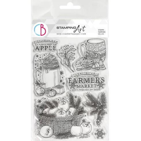 Ciao Bella - Stempelset "Pick Your Own Apple" Clear Stamps