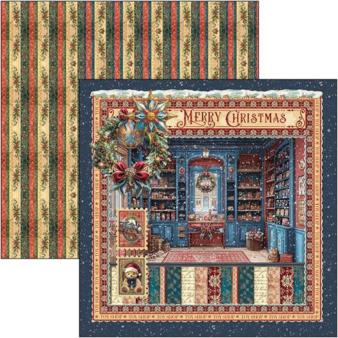 Ciao Bella - Designpapier "Toy Shop" Paper Pack 8x8 Inch - 12 Bogen